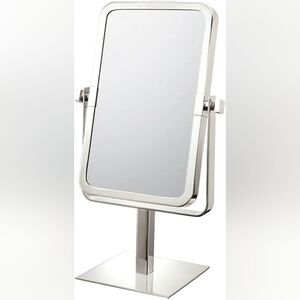 NEW box Mirror Image 80673 2-sided Vanity Mirror, 1X & 3X Magnification, nickel